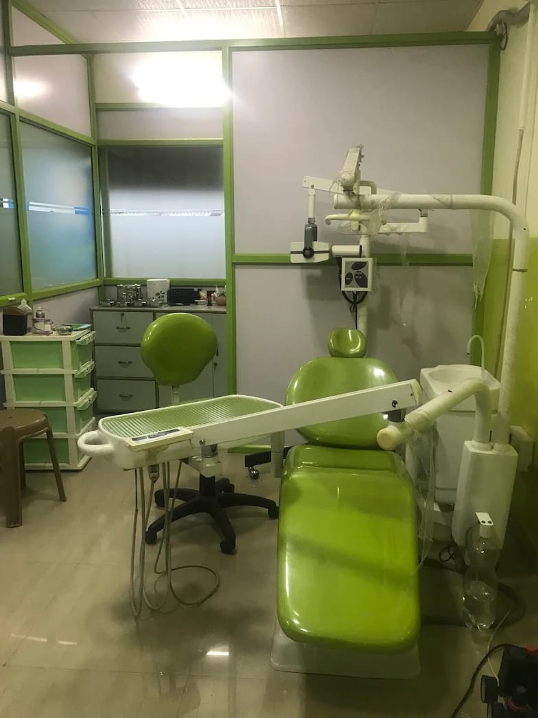 Interior of a dental treatment room at Narumugai Dental and Maxillofacial Centre