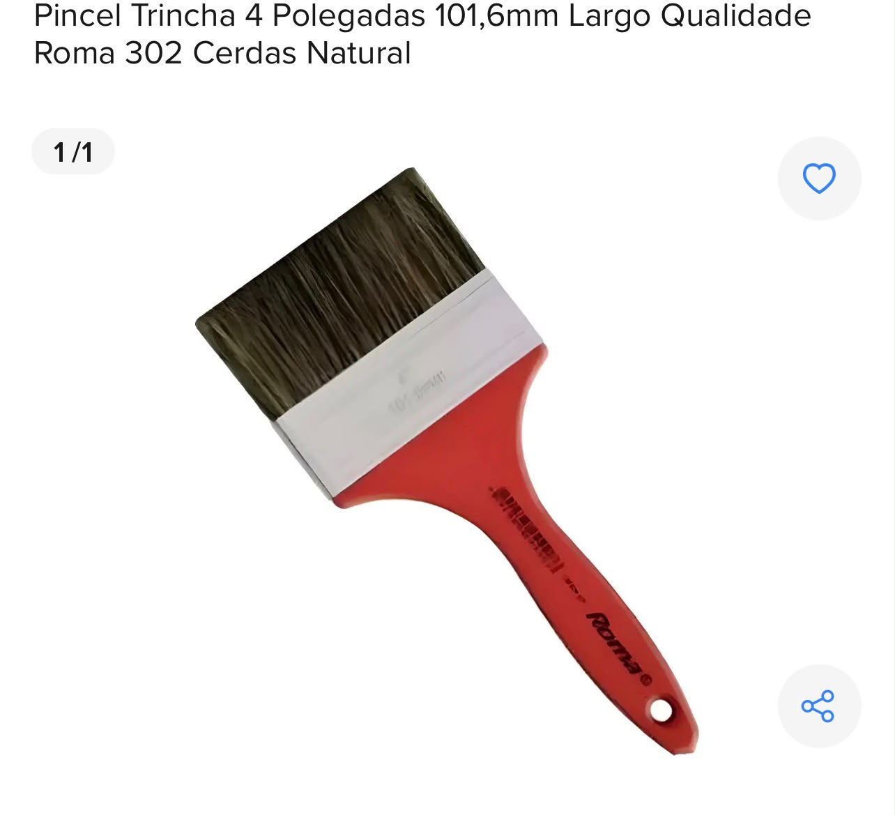 Pincel Roma 302 4″