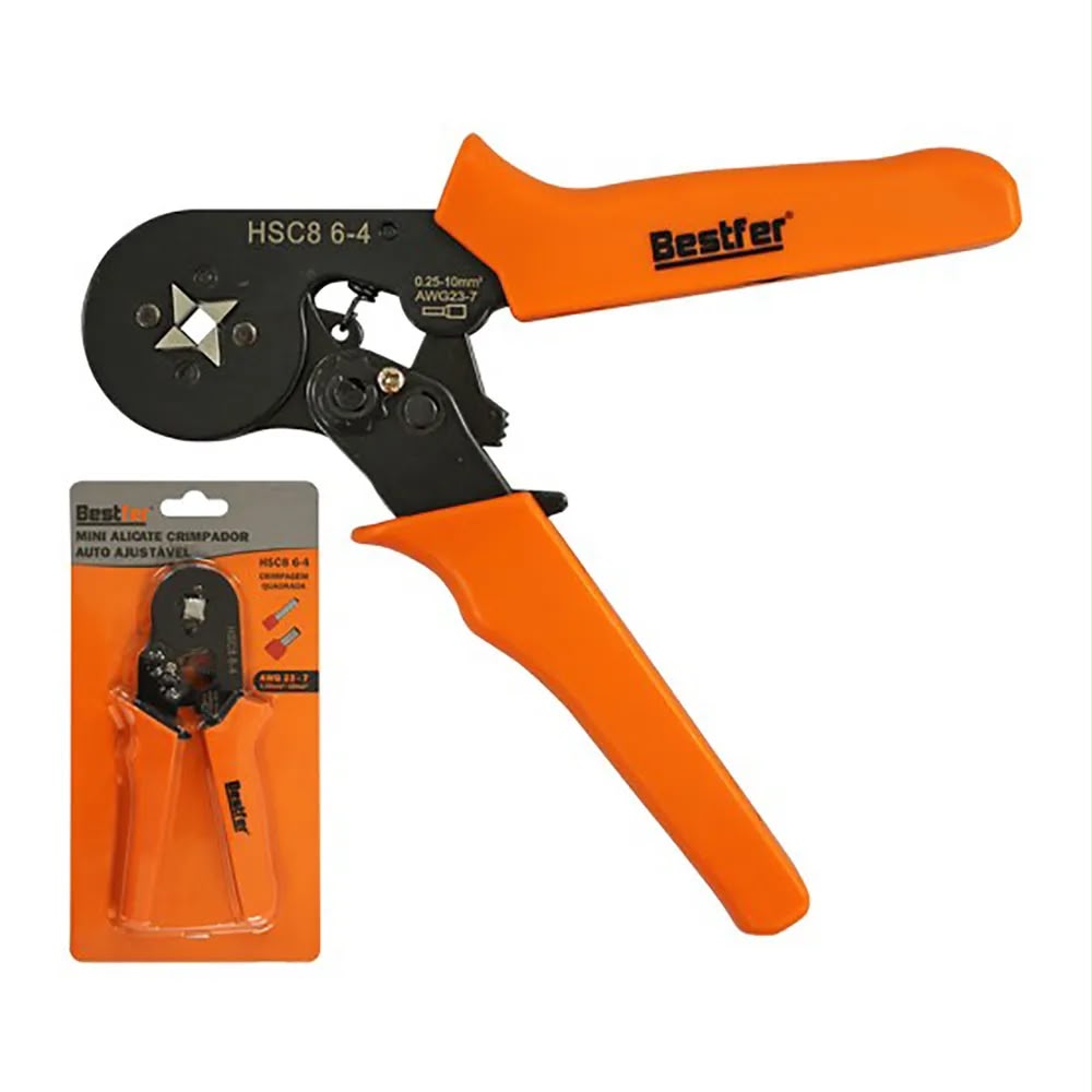 Alicate Crimpador Bestfer HSC8 6-4