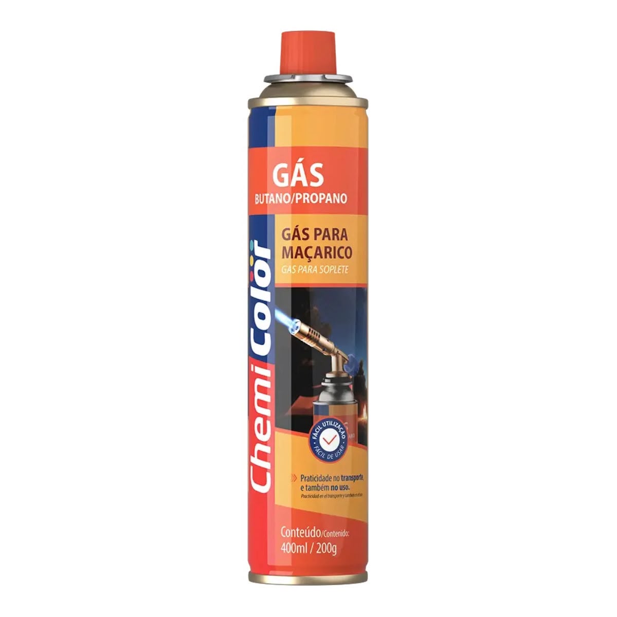 Gás para Maçarico Chemicolor 400 ml / 200 g