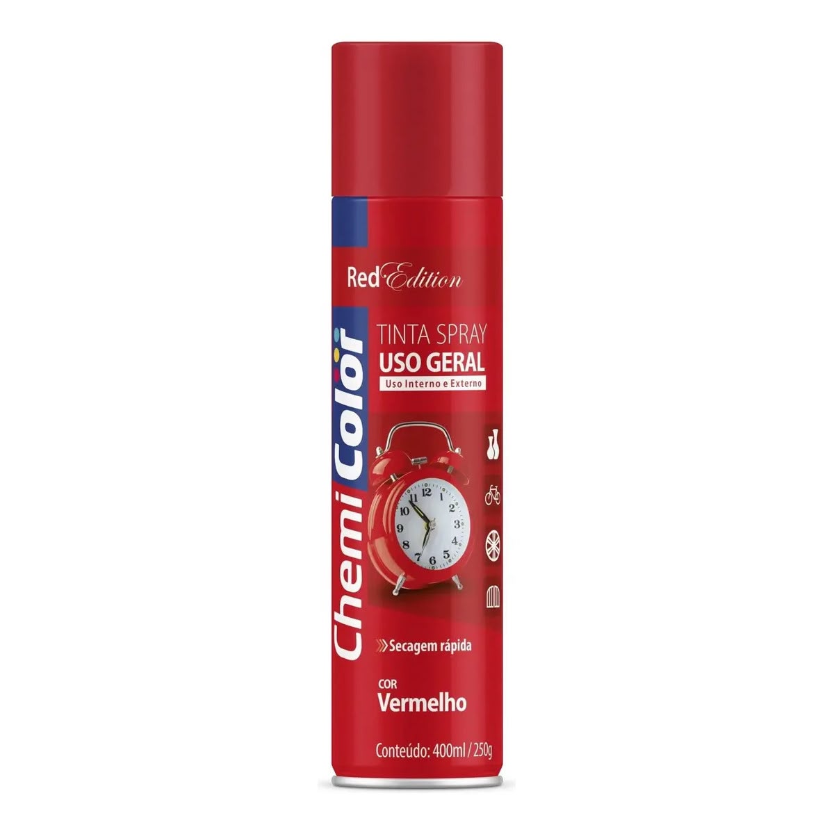 Tinta Spray Chemicolor Red Edition Vermelho 400 ml