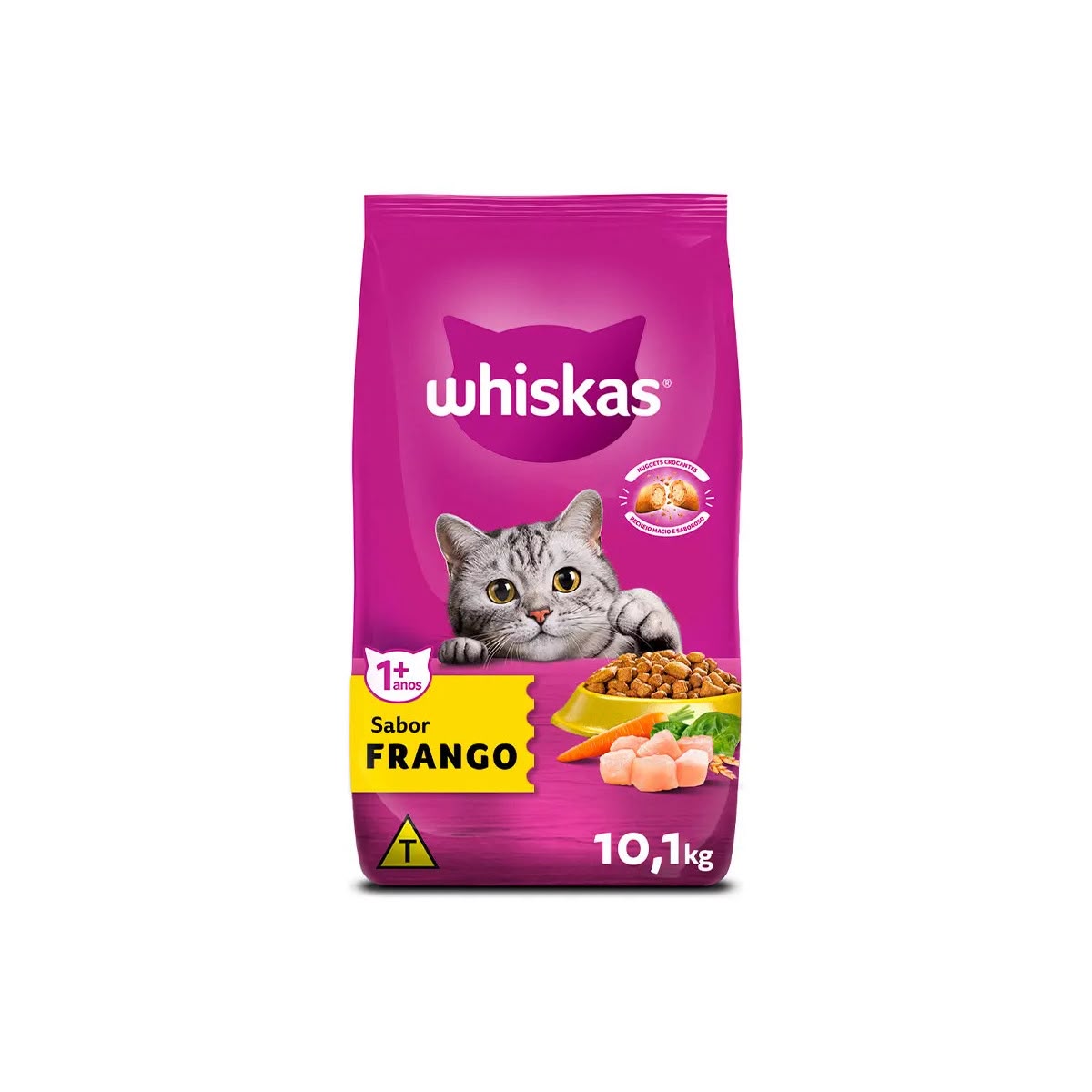 Whiskas Gatos Adultos Sabor Frango 10,1 kg