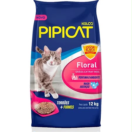 Pipicat Floral Grãos Extrafinos 12 kg