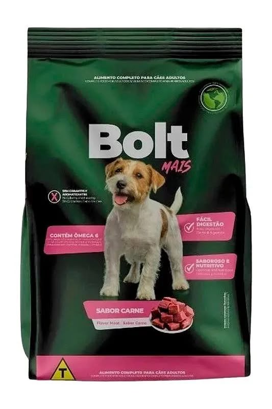 Bolt Mais Cães Adultos Sabor Carne