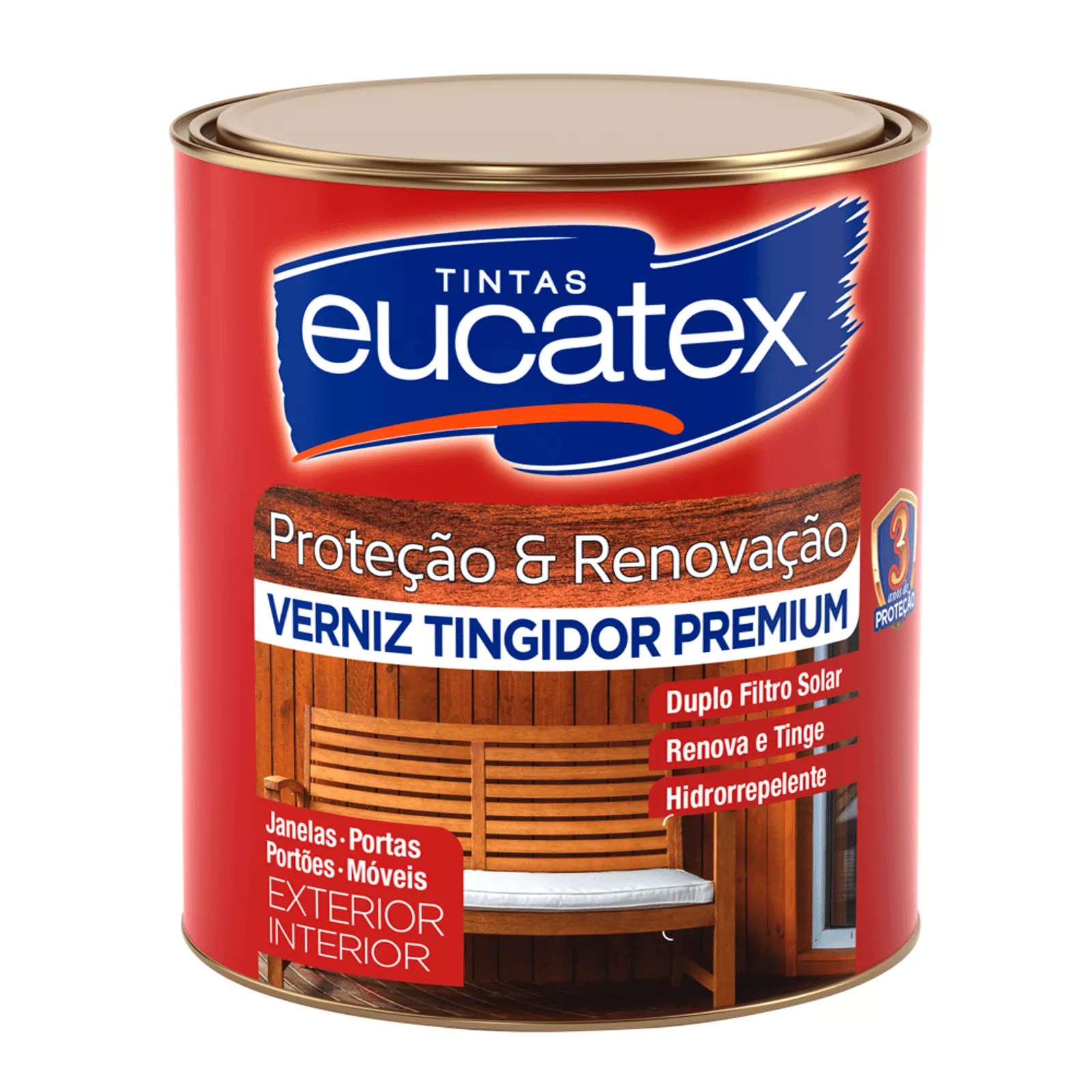 Verniz Tingidor Eucatex Premium Proteção & Renovação