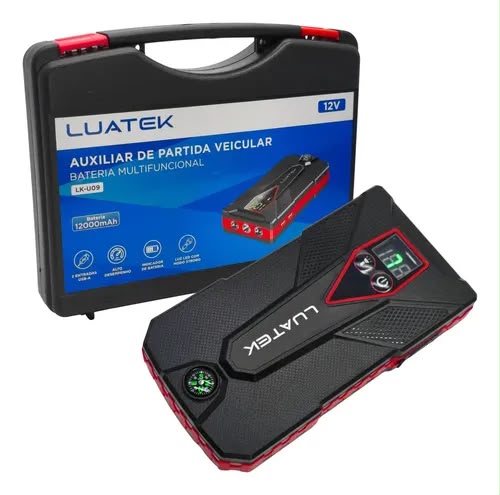 Auxiliar de Partida Veicular Lluatek LK-U09 12 V
