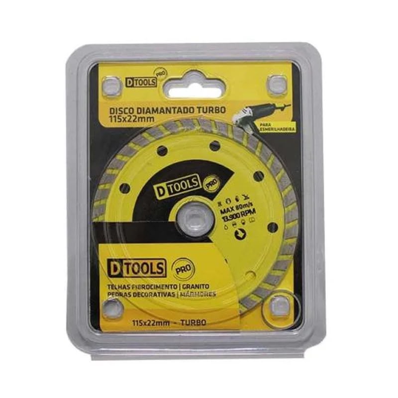 Disco Diamantado Turbo DTools Pro 115 × 22 mm