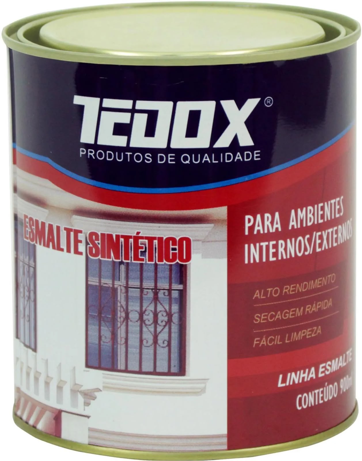 Esmalte Sintético Tedox para Ambientes Internos e Externos 900 ml