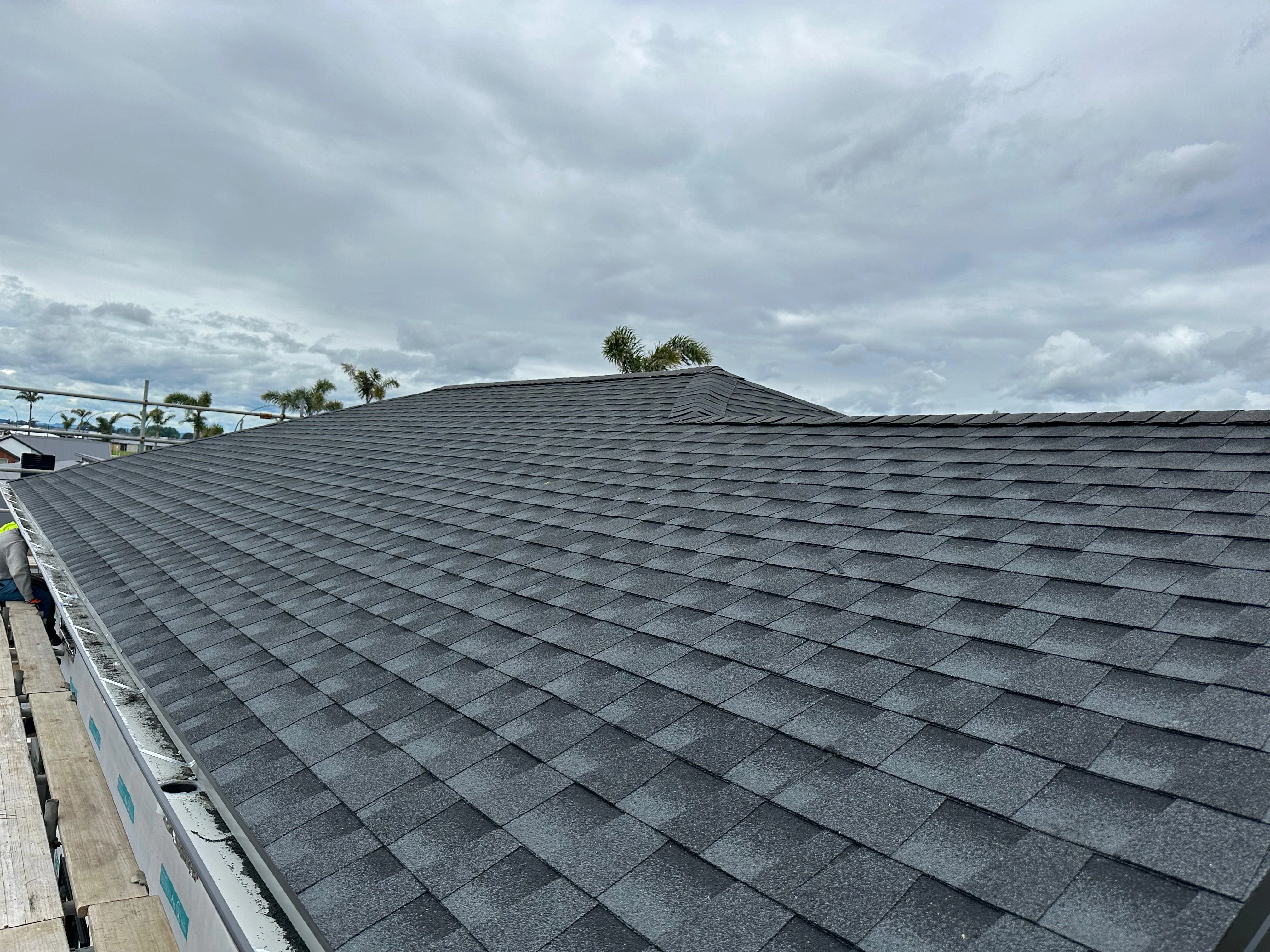 Architectural shingle roof
