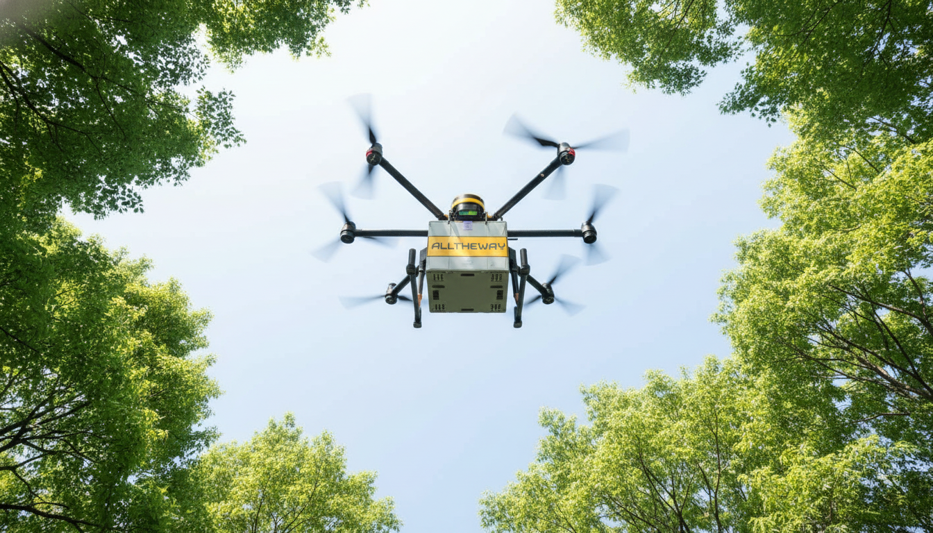 Autonomous Drone Network