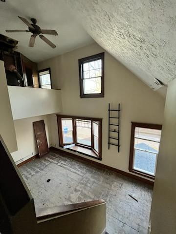 Before — Loft Room with Fireplace