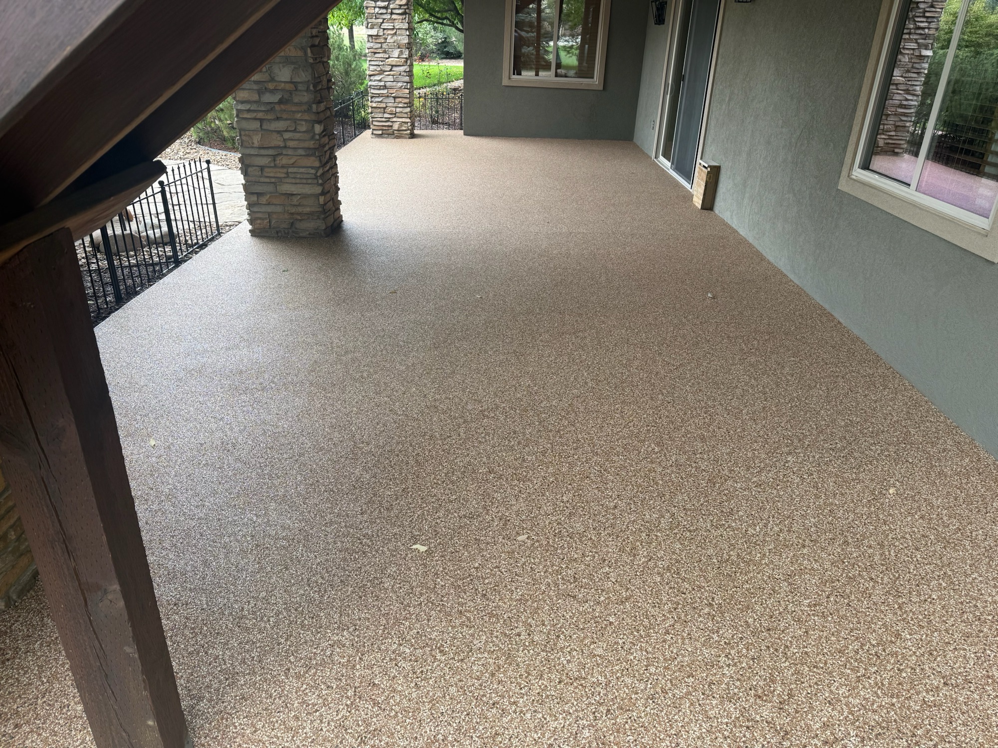 Covered Patio VUBA Resurfacing - After