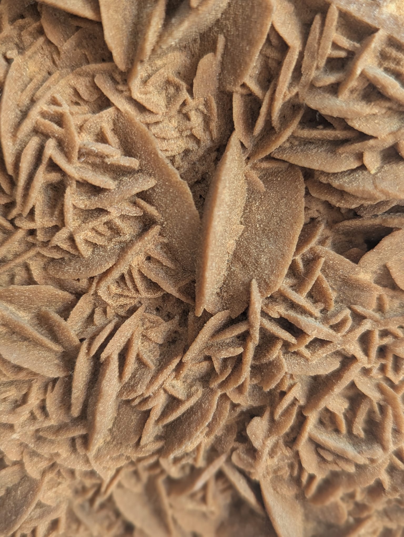 Desert rose crystal texture