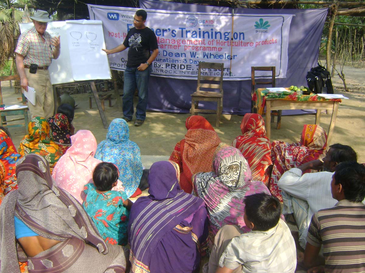 PRIDE Bangladesh farmer training program