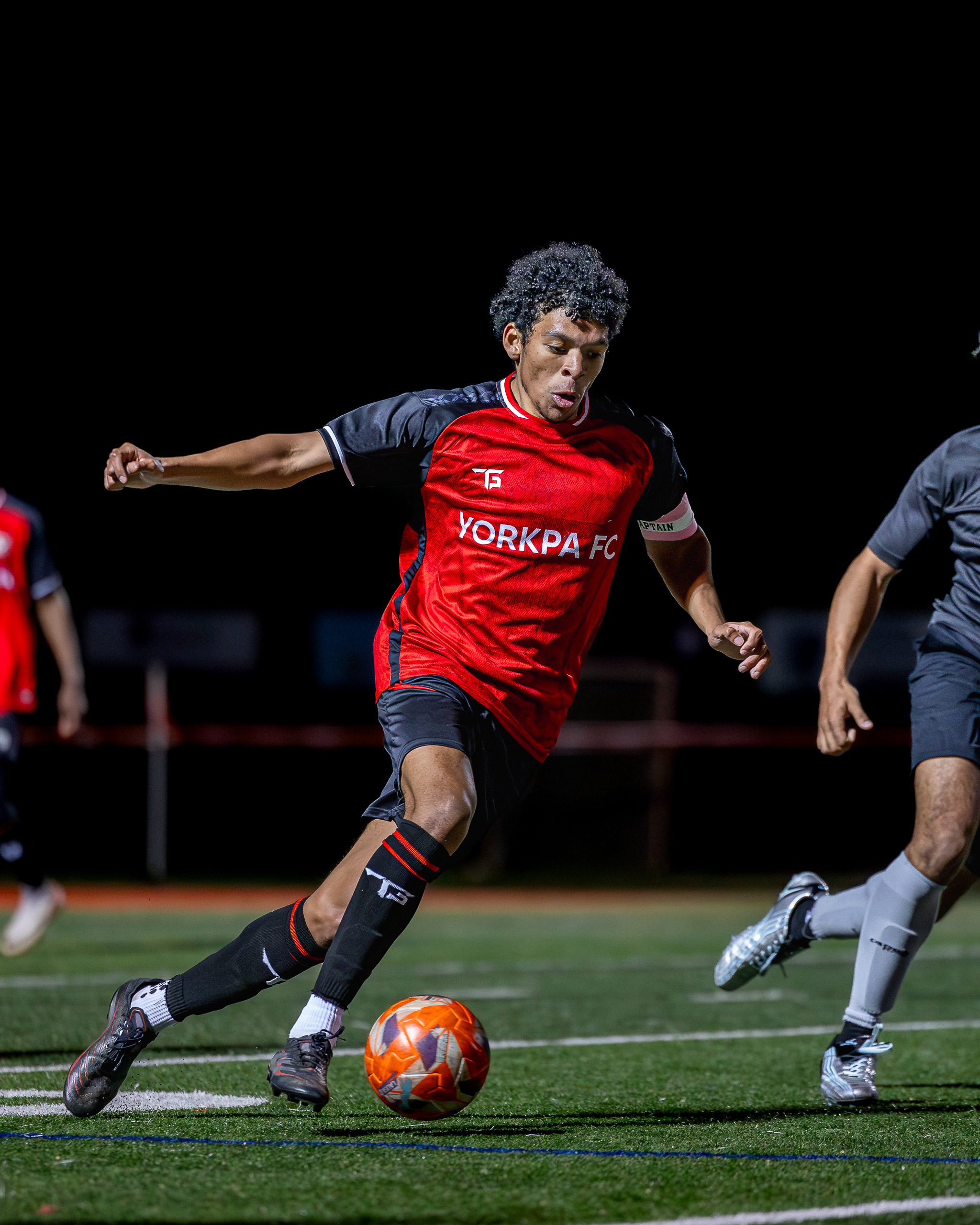 Coach Miggy playing for YorkPA FC