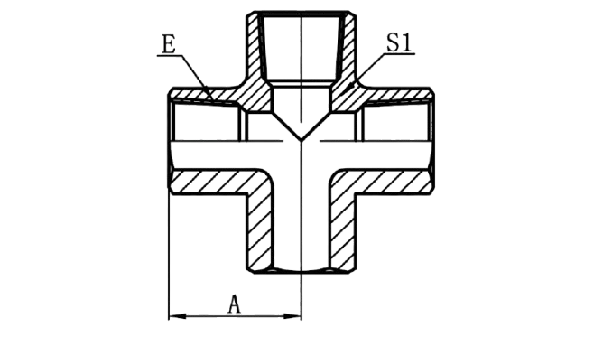 ZN - NPT Female Cross