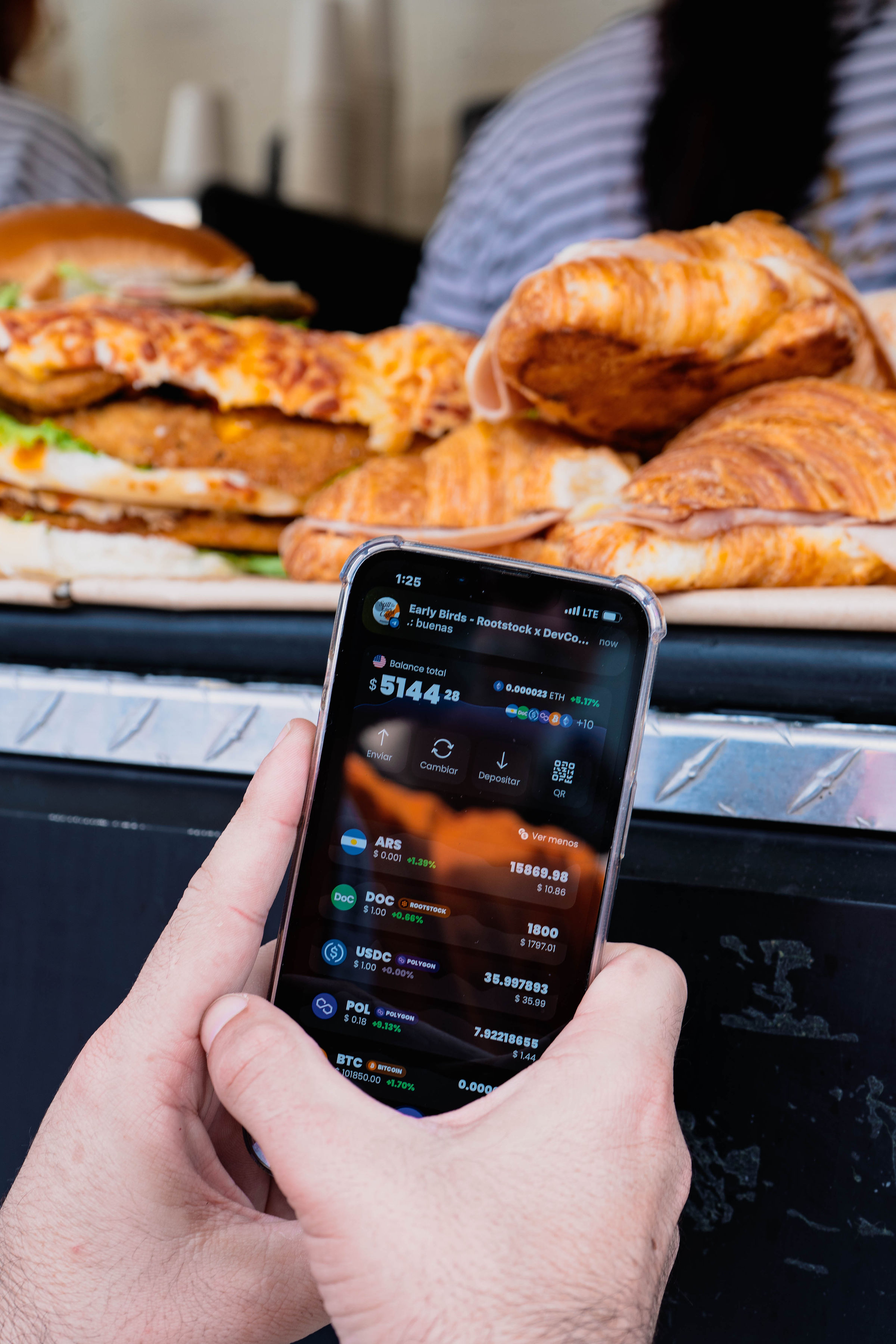 App Bexo en uso
