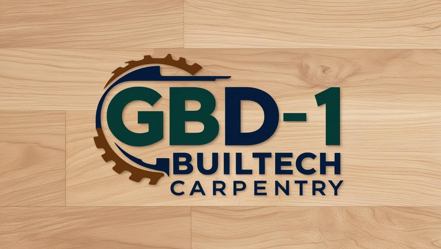 GBD-1 BUILTECH CARPENTRY Logo