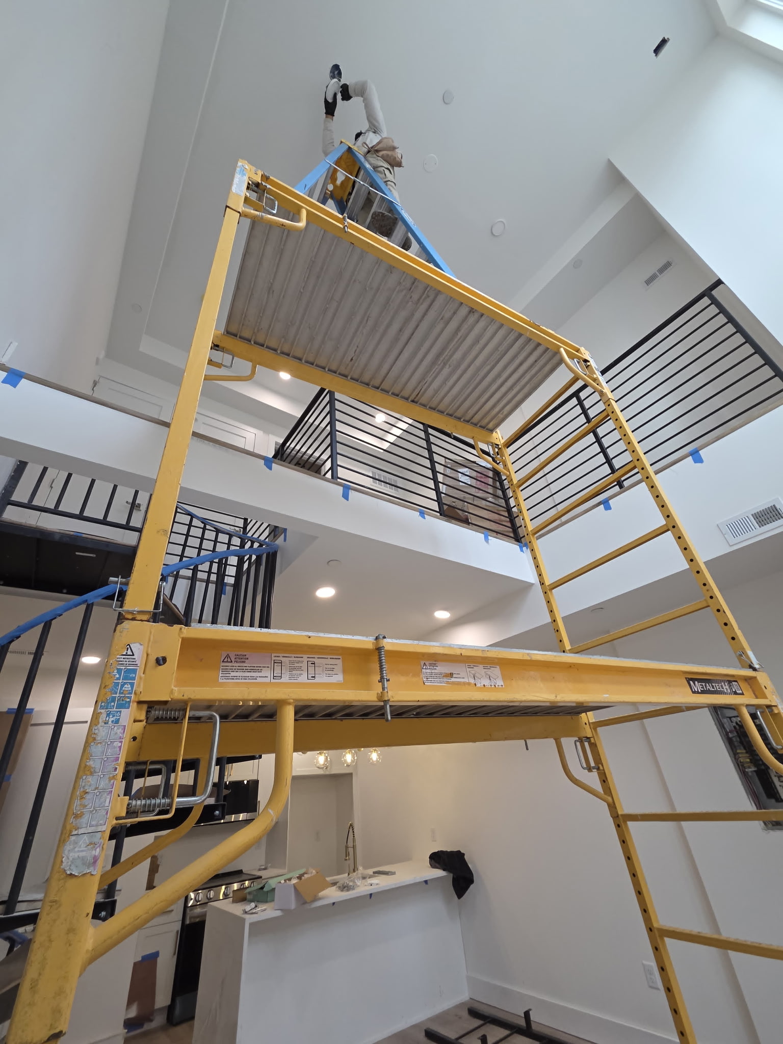 Electrician Installing Lighting