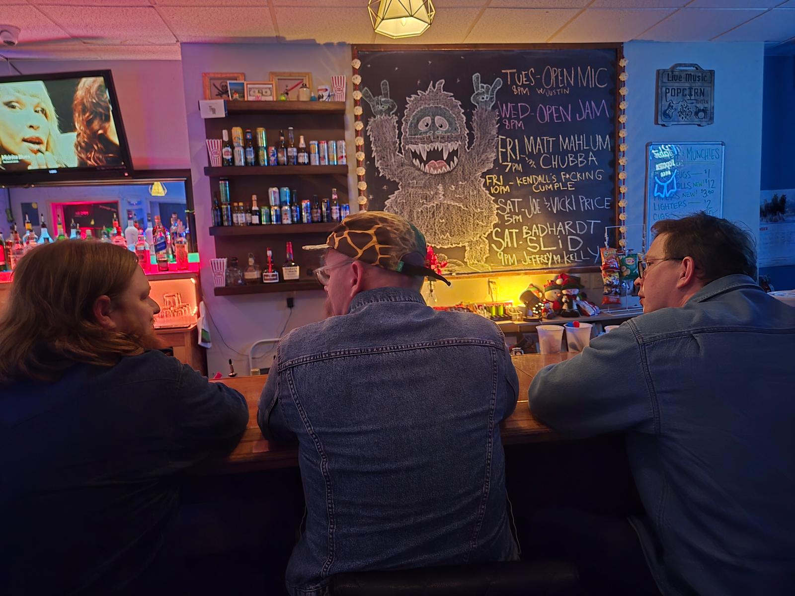 BADHARDT at a dive bar