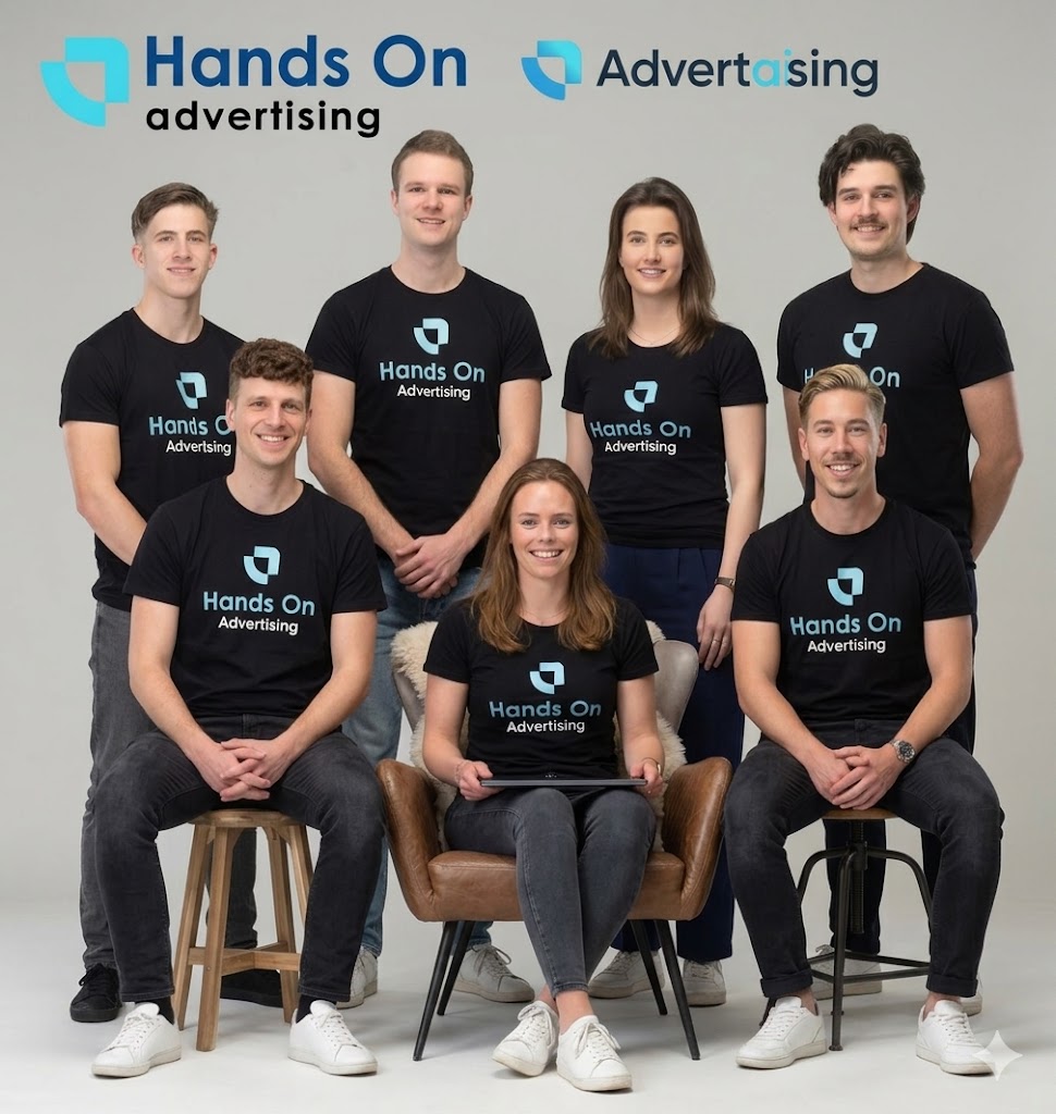 Team Hands On Advertising met 7 teamleden