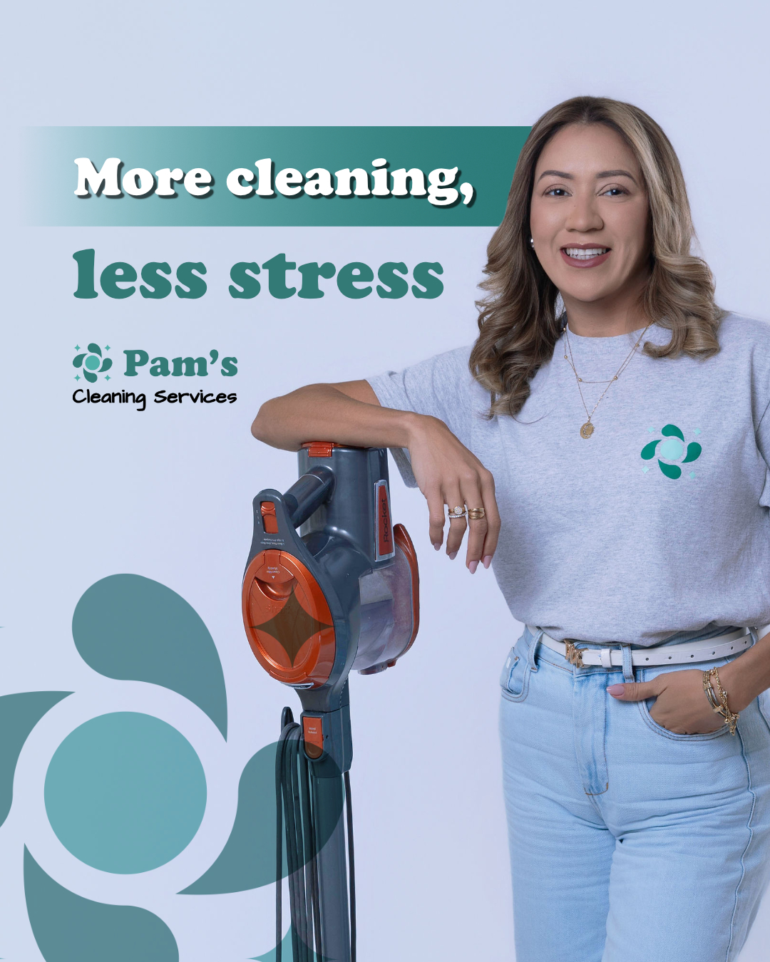More cleaning, less stress - Pam Cleaning Services