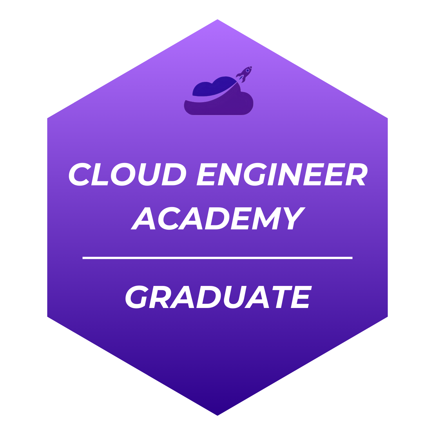 Cloud Engineer Academy Graduate badge