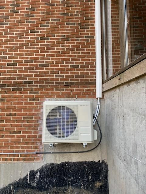 Before: Heat Pump Installation