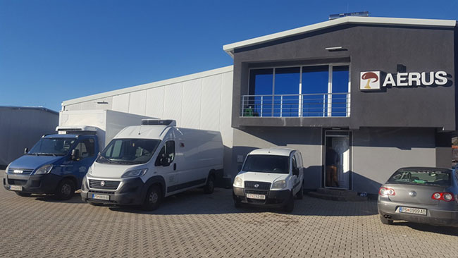 AERUS modern processing facility in Probishtip