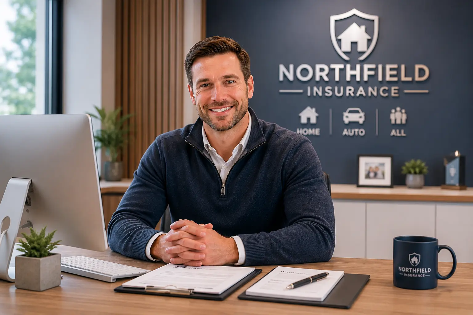 Professional insurance agent — we build websites for agencies like yours