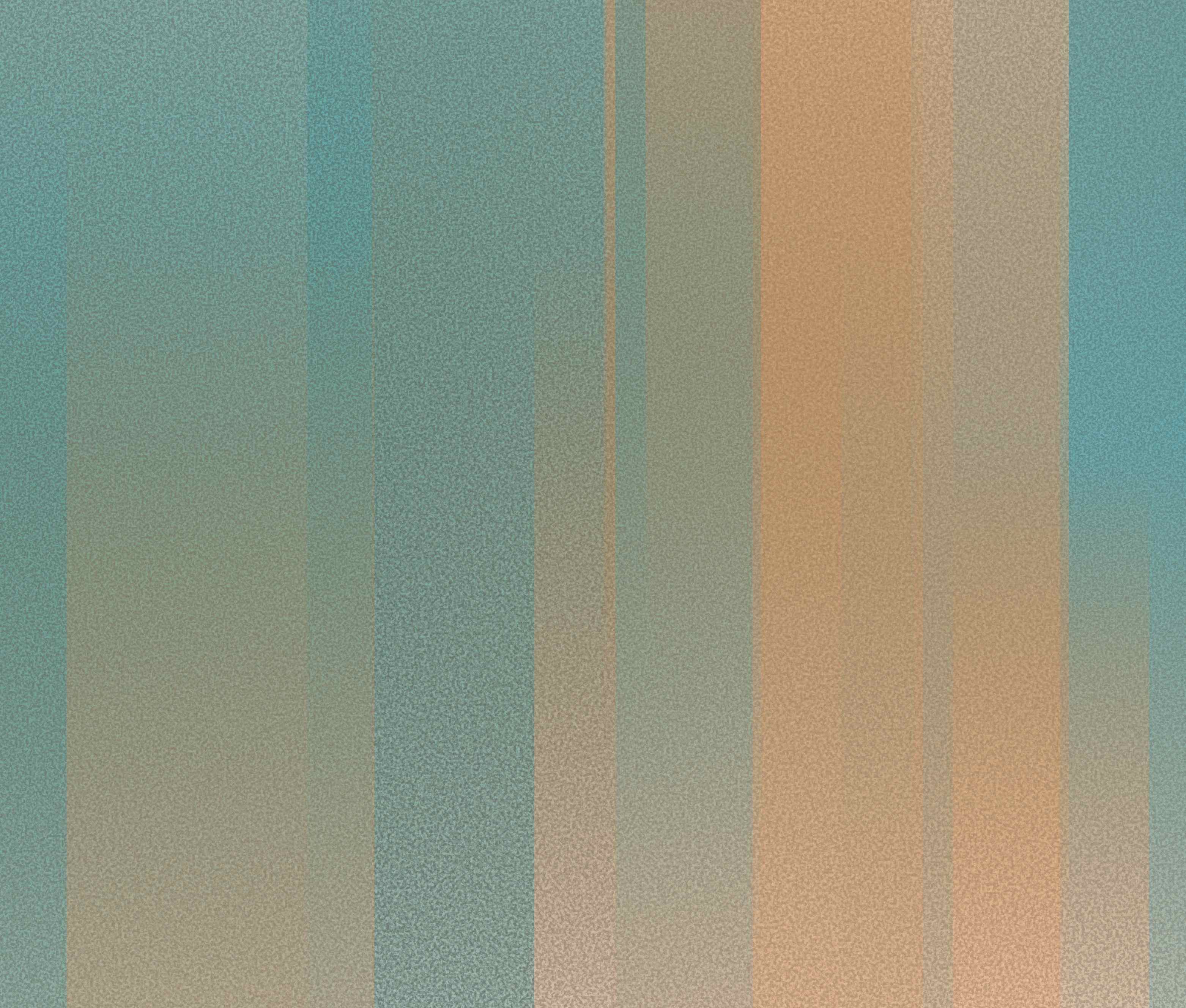 Abstract teal and orange striped texture representing AI engineering