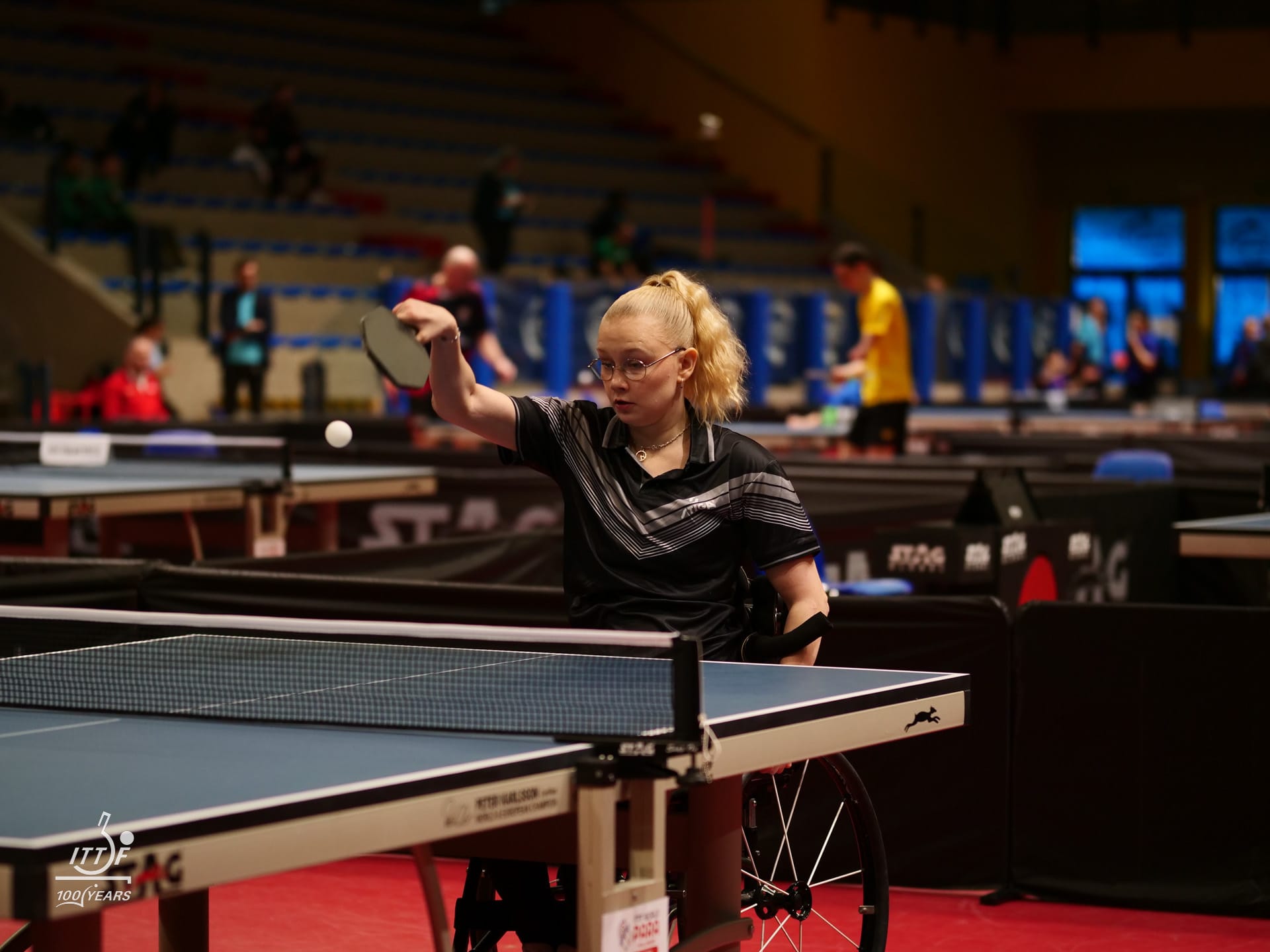 Aino Tapola, world number one in women's singles class 1 para table tennis