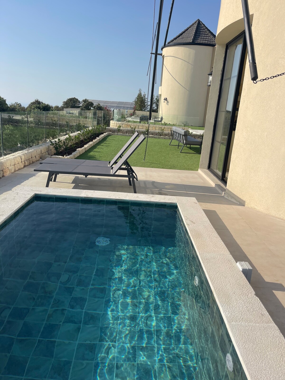 Daytime pool with turquoise water