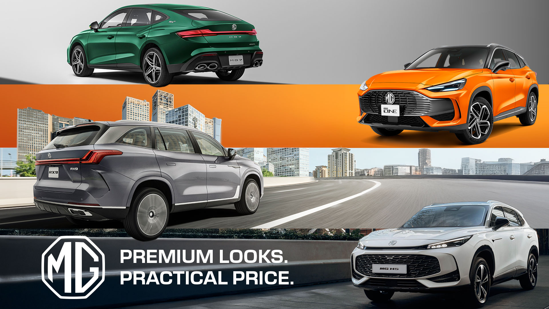 PSD Automall MG Banner - Premium Looks, Practical Price