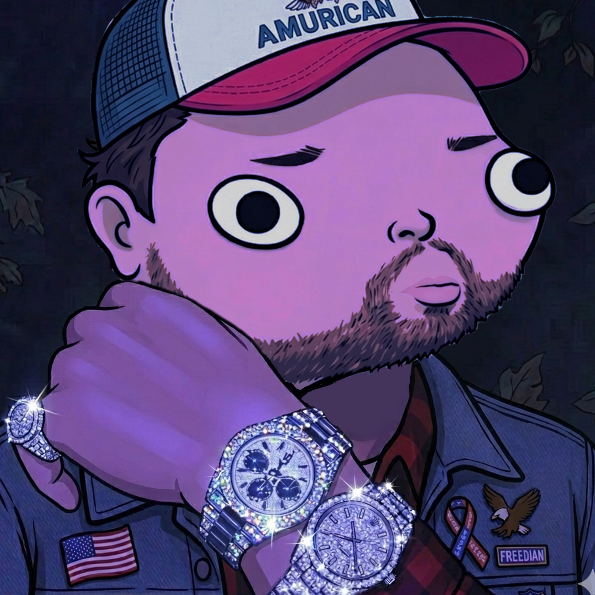 Amurican with bling