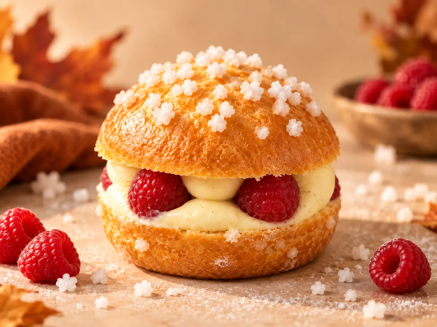 L'Annecienne, tropézienne à la framboise Maison Chevallier