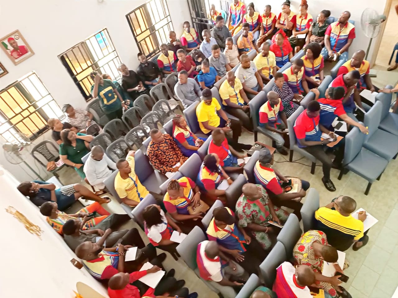 Large ANSAA staff gathering and enumeration briefing session