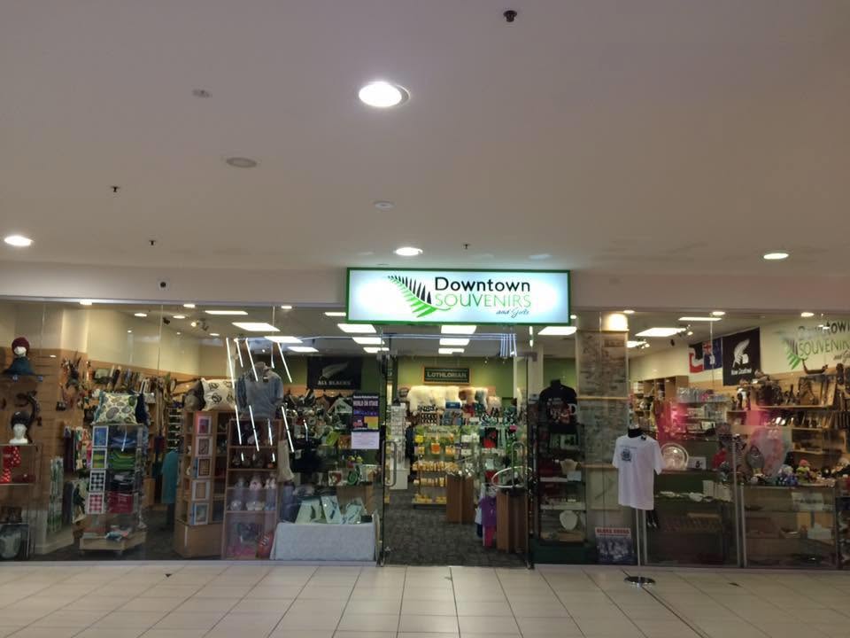 Downtown Souvenirs & Gifts store exterior at 468 George Street, Sydney CBD