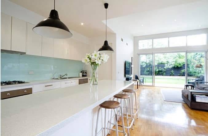Bright, clean modern kitchen in a residential home