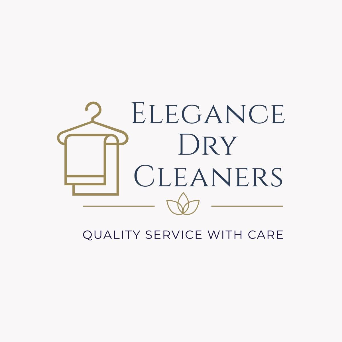 Elegance Dry Cleaners — Quality Service With Care logo