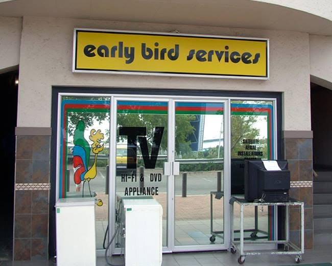 Early Bird TV & Electronic Repairs shop exterior — 897 Springvale Road, Mulgrave VIC