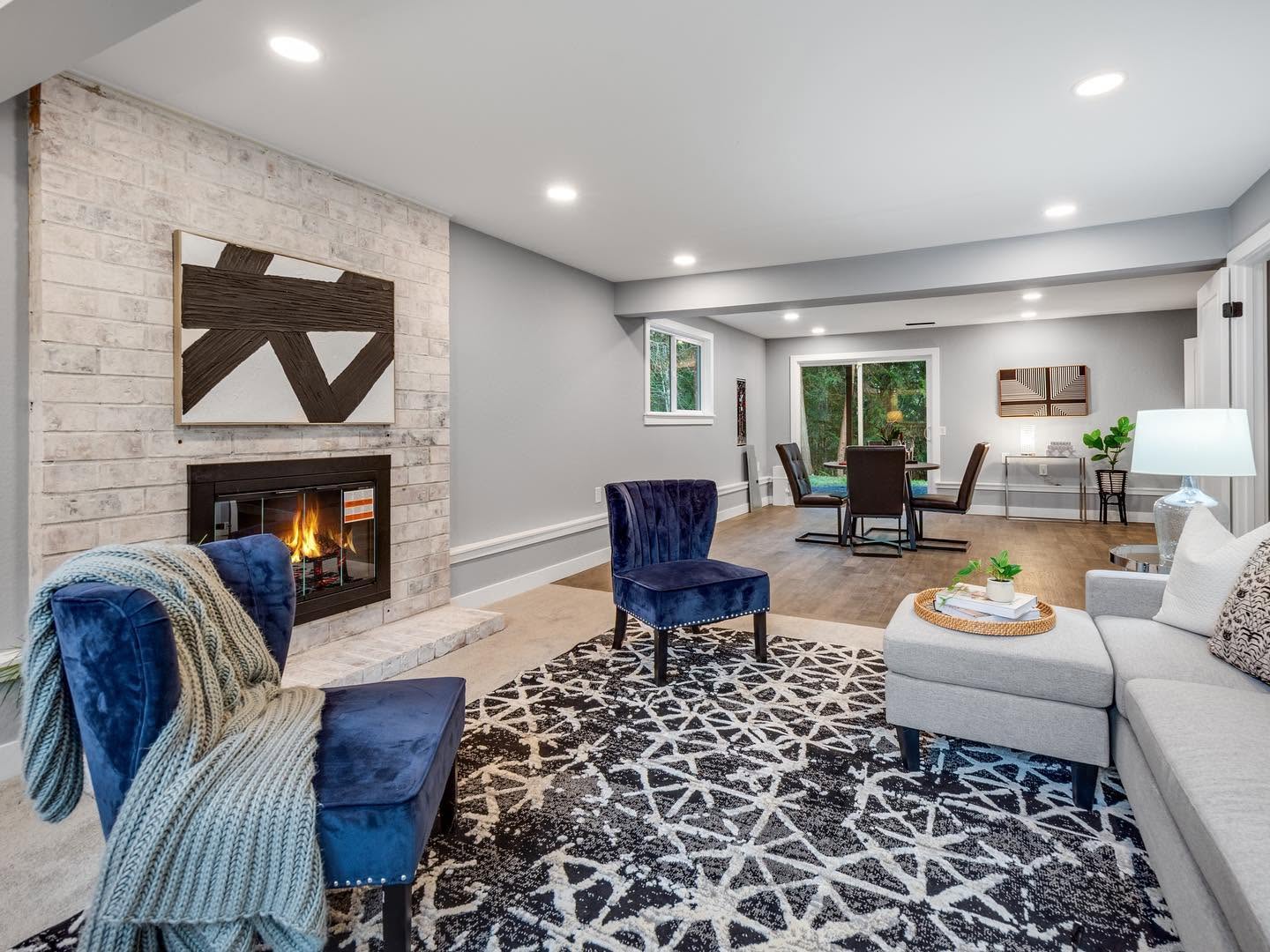 Spacious open-plan living area in a Kerang property listing