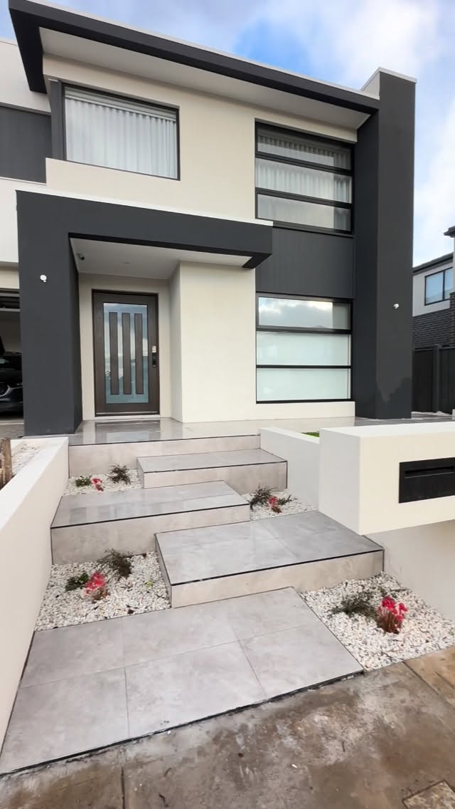 Modern property with professionally installed front boundary fencing