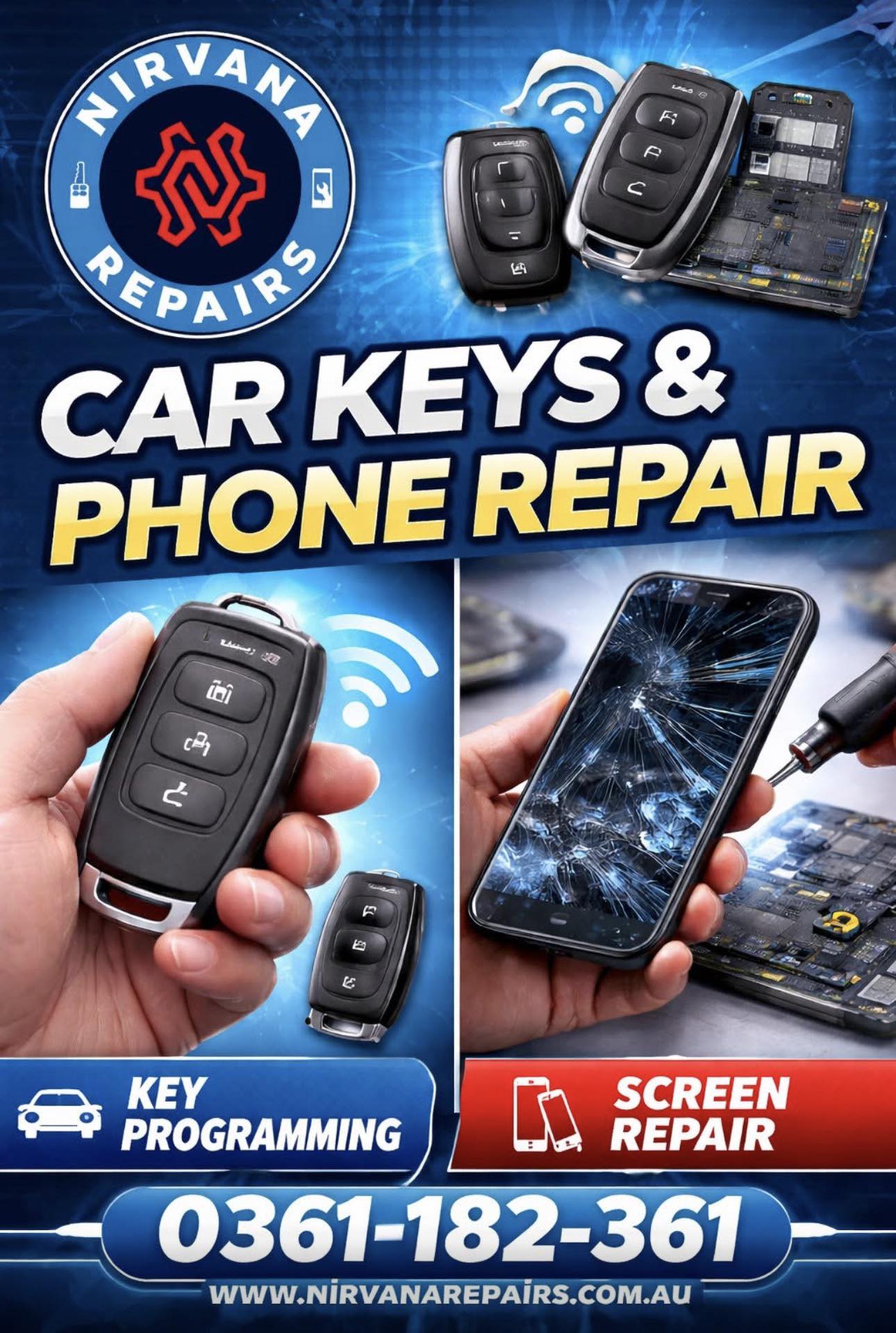 Nirvana Repairs logo