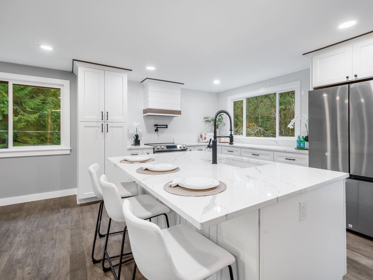 Modern kitchen in a residential property listing