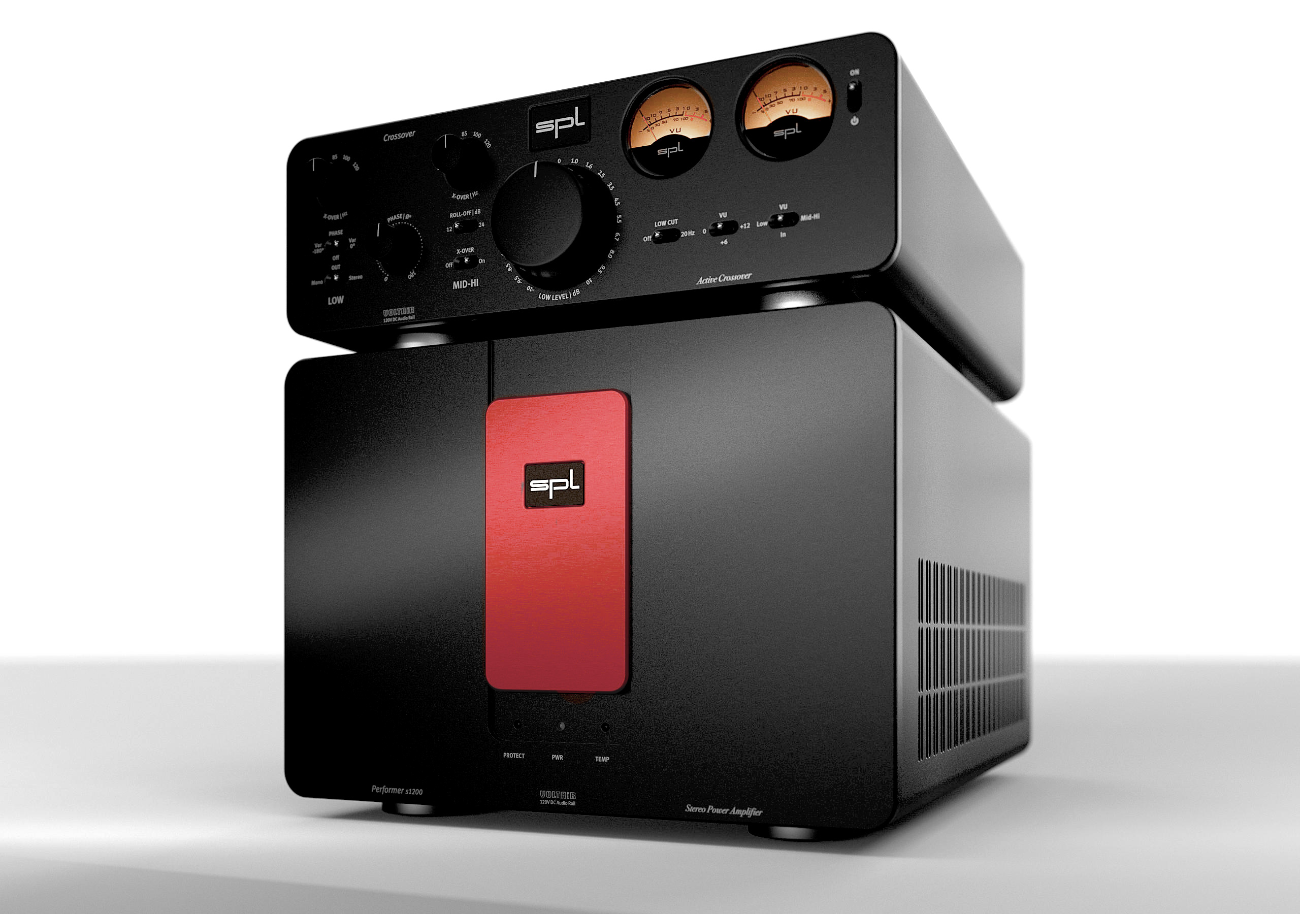 SPL Performer s1200 und Crossover – Stereo-Endstufe mit aktivem Crossover