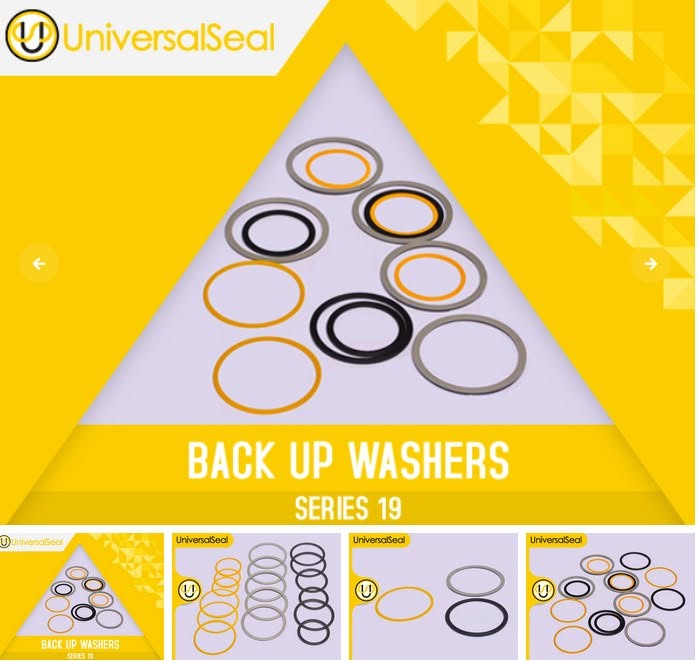 Universal Seal backup washer product range — Series 19