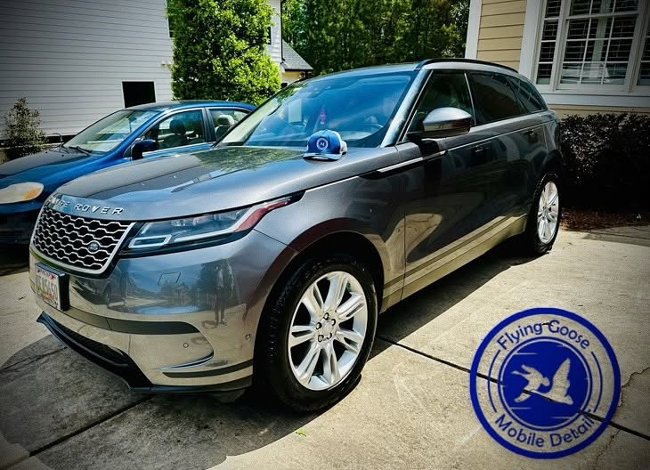 Range Rover Velar showcasing a flawless detailing result