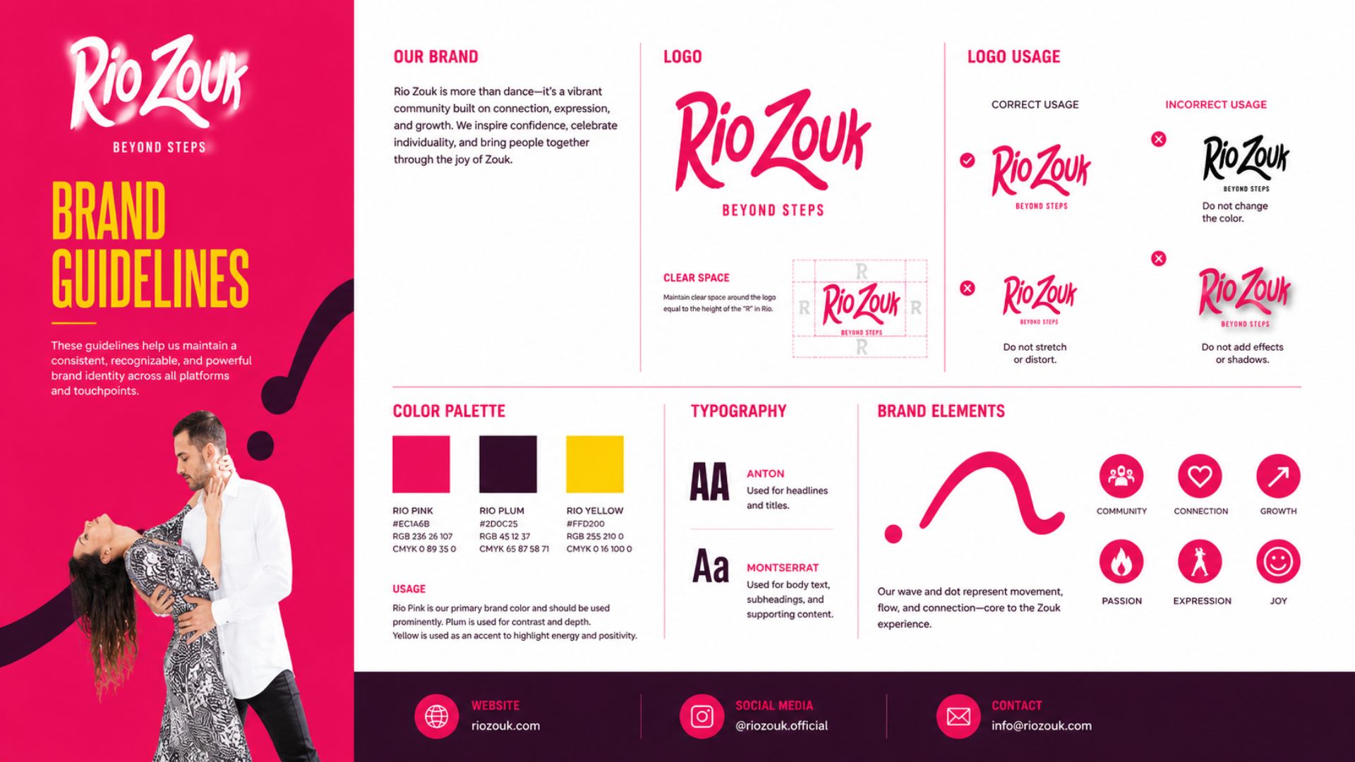 Rio Zouk brand strategy and planning by Essence Marketing & Design