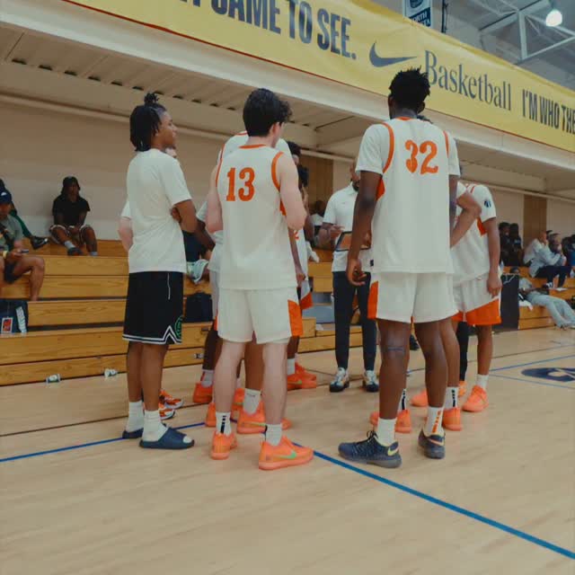 Takeover Basketball team on the sideline during a game